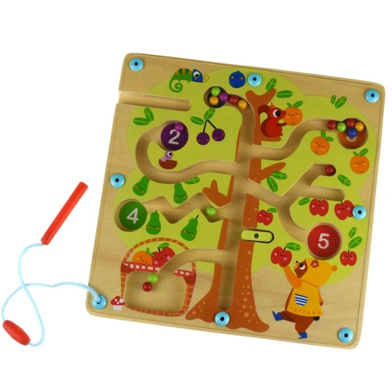 Tooky Toys „Taky Toy Labirynt Magnetic Fruber“ mokymo mokymas