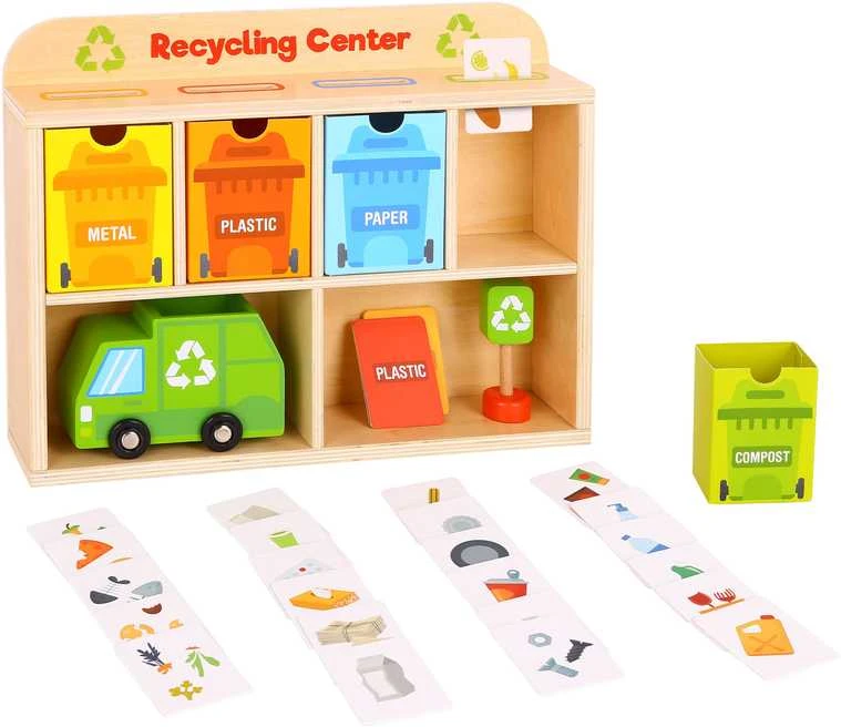 Tooky Toys Tooky Toy Švietimo Žaislas Dėl Atliekų Rūšiavimo