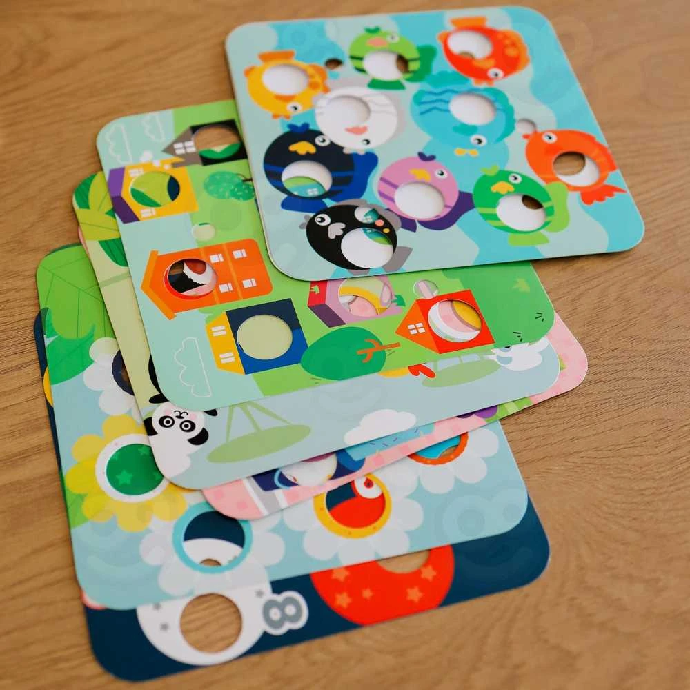 Tooky Toys TOOKY TOY Medinė Žaidimų Rinkinys 2w1 - Ištrauk Šliužus Vaikams