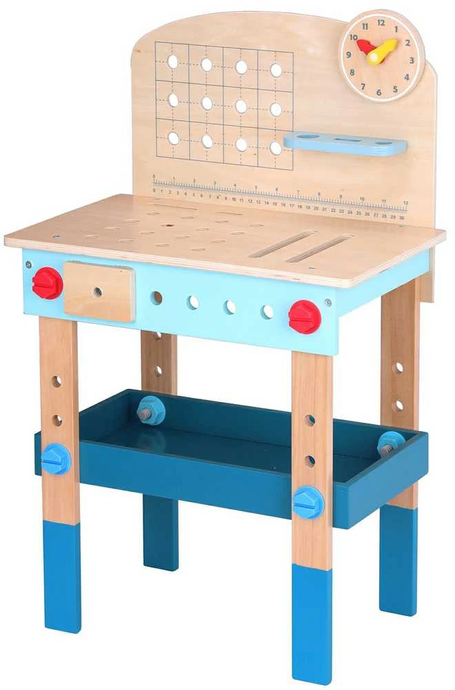 Tooky Toys Žaislų medinis „pasidaryk pats“ stalo dirbtuvės
