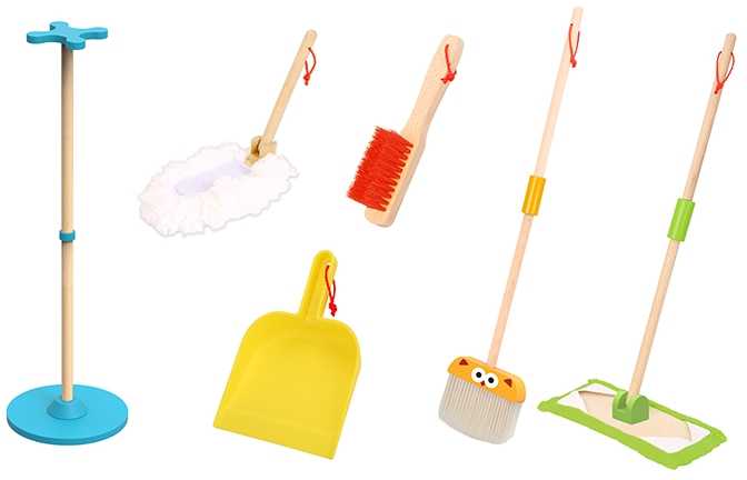 Tooky Toys Tooky Toy Vaikų Siurbiamos Priemonės Rinkinys 6 vnt.