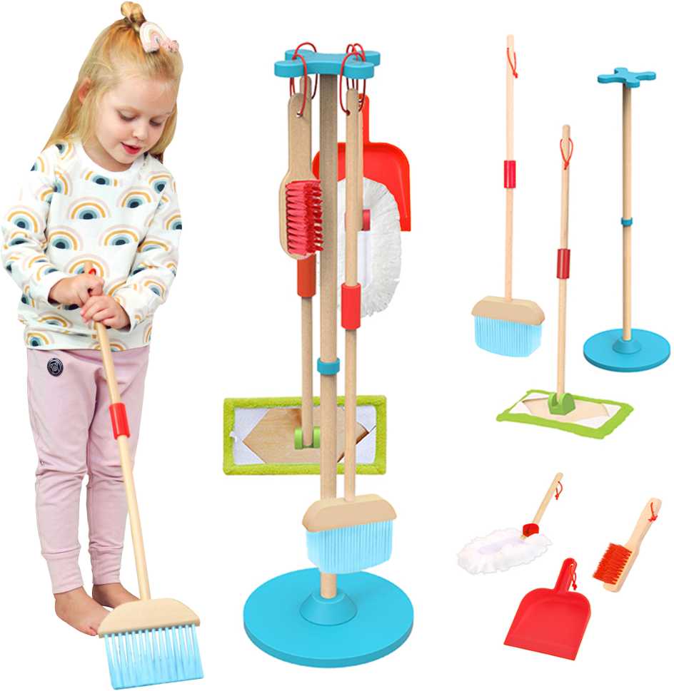Tooky Toys Tooky Toy Vaikų Siurbiamos Priemonės Rinkinys 6 vnt.
