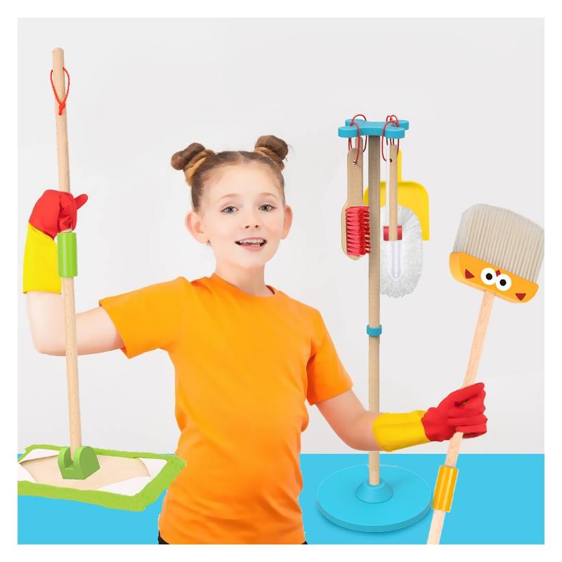 Tooky Toys Tooky Toy Vaikų Siurbiamos Priemonės Rinkinys 6 vnt.