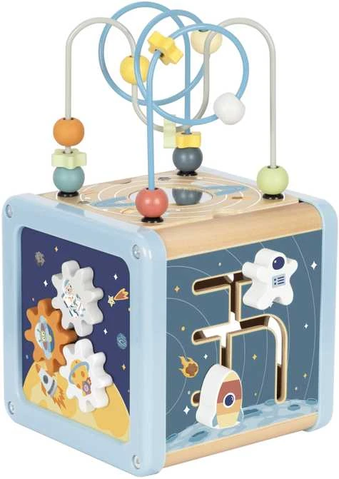 Tooky Toys Medinis veiklos kubas TOOKY TOY Cosmos