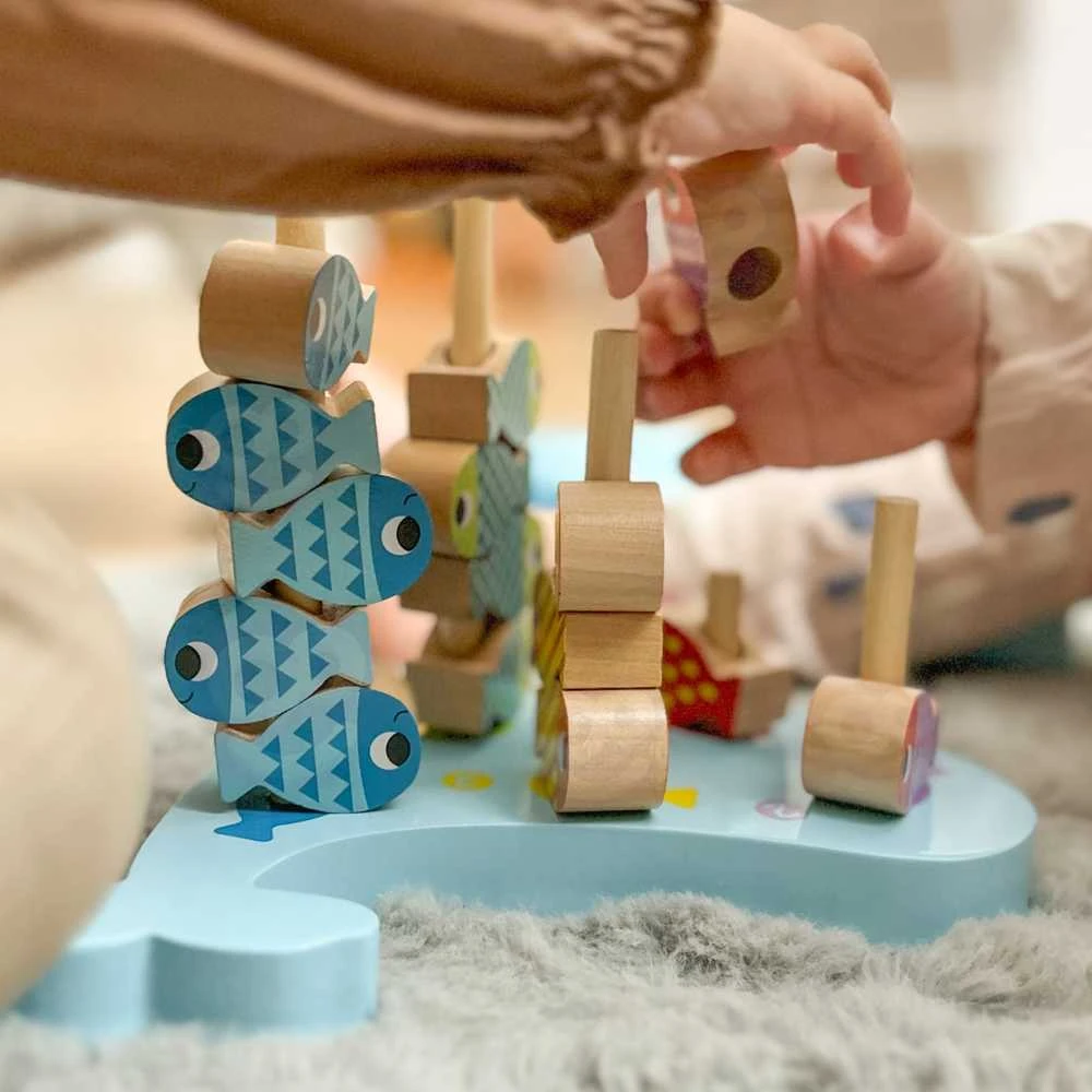 Tooky Toys TOOKY TOY Medieninė Žaidimų Rinkinys Banginys ir Žuvytės 4 Viename