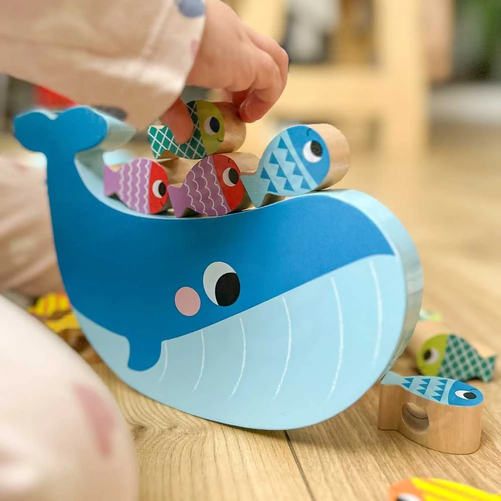 Tooky Toys TOOKY TOY Medieninė Žaidimų Rinkinys Banginys ir Žuvytės 4 Viename