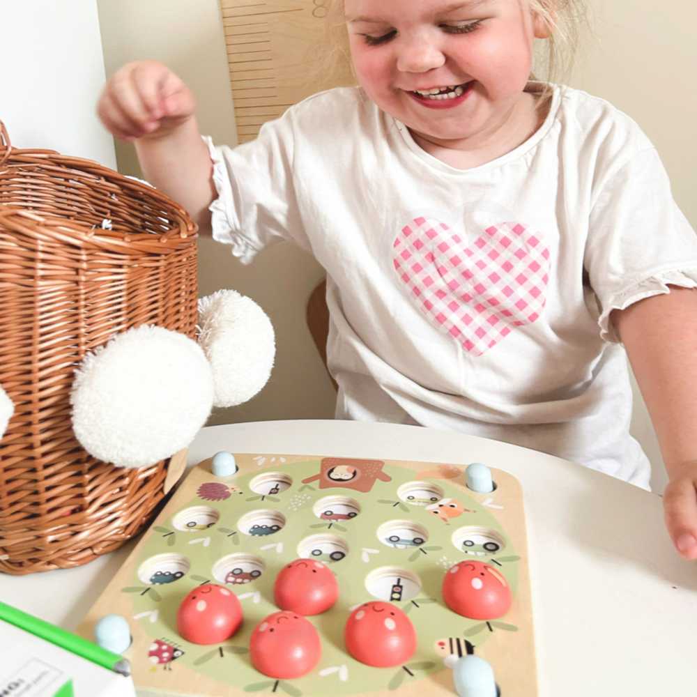 Tooky Toys Tooky Toy Atminties Žaislas Obuoliukai