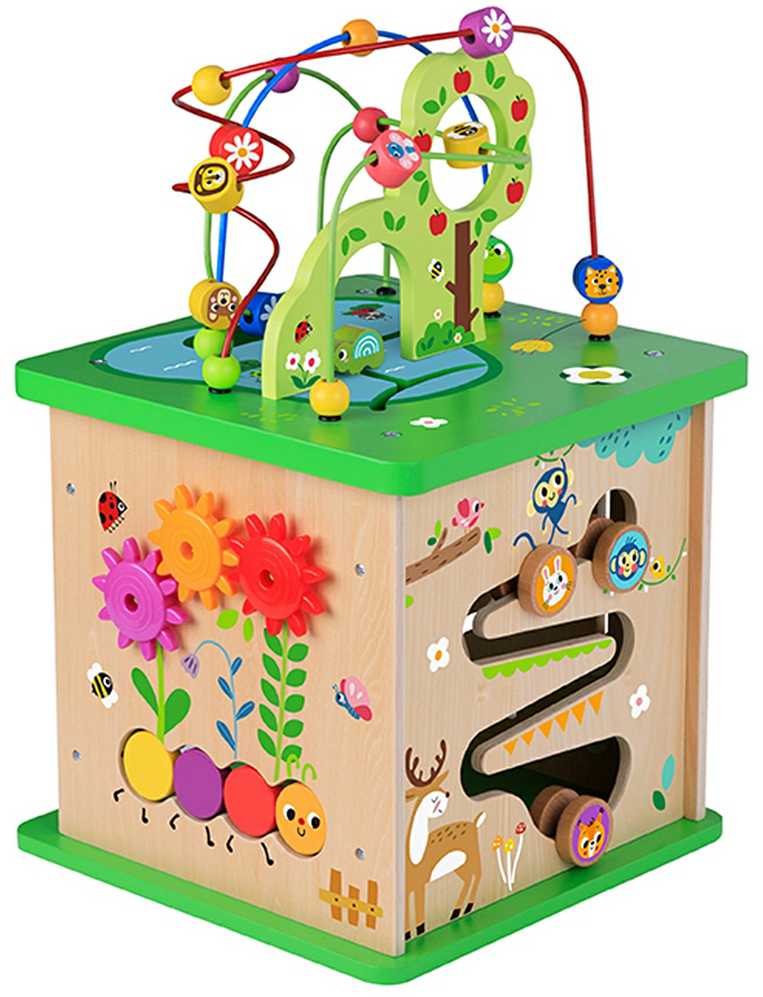 Tooky Toys TOOKY TOY Educational Cube Sorter Maze Intertwining Animals