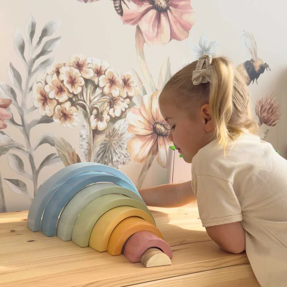 Tooky Toys TOOKY TOY Medinė Układanka Tęcza 12 elementų
