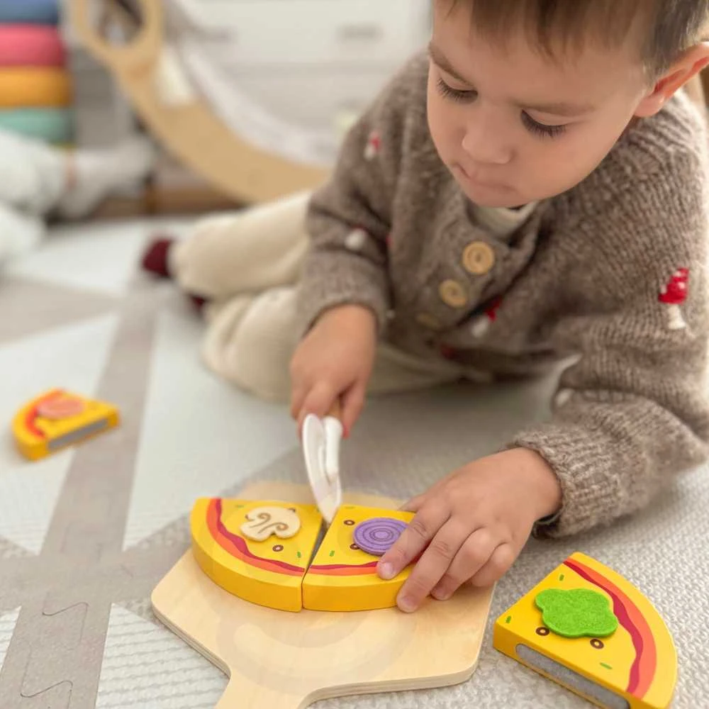 Tooky Toys Medinis TOOKY TOY picų kepimo rinkinys su krosnimi