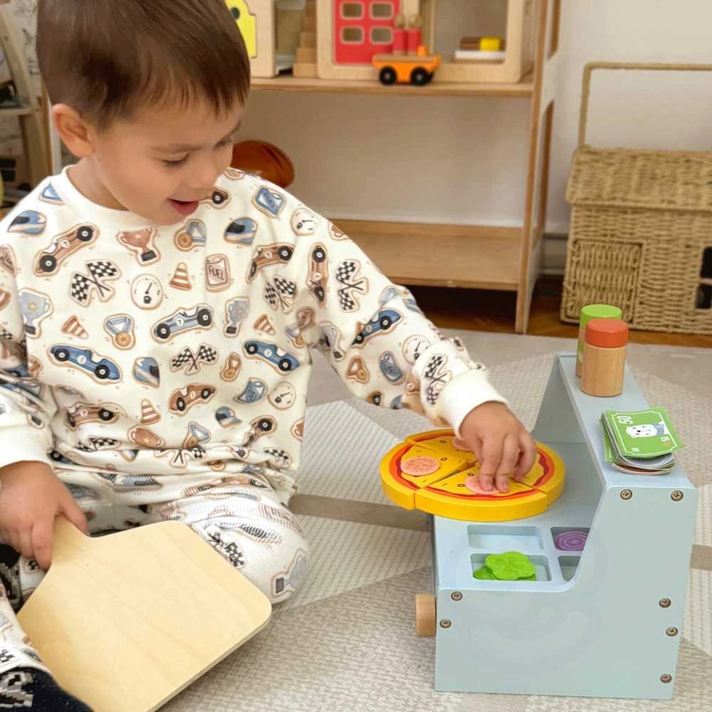 Tooky Toys Medinis TOOKY TOY picų kepimo rinkinys su krosnimi