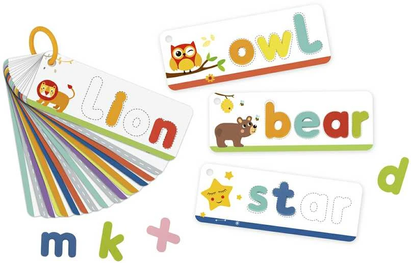 Dėlionė Tooky Toys Tooky Toy Alphabeto Galvosūkis Montessori - Gyvūnų Raidės 57 vnt.