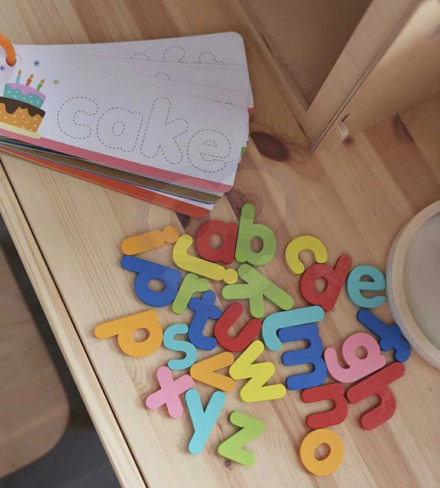 Dėlionė Tooky Toys Tooky Toy Alphabeto Galvosūkis Montessori - Gyvūnų Raidės 57 vnt.