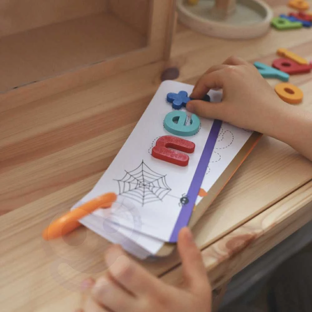 Dėlionė Tooky Toys Tooky Toy Alphabeto Galvosūkis Montessori - Gyvūnų Raidės 57 vnt.