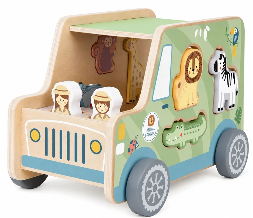 Tooky Toys TOOKY TOY Safari veiklos automobilis