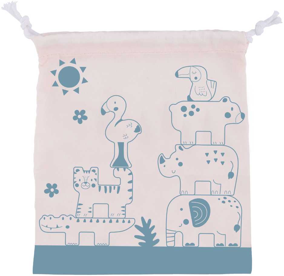 Tooky Toys Medinės Montessori kaladėlės Gyvūnėliai TOOKY TOY