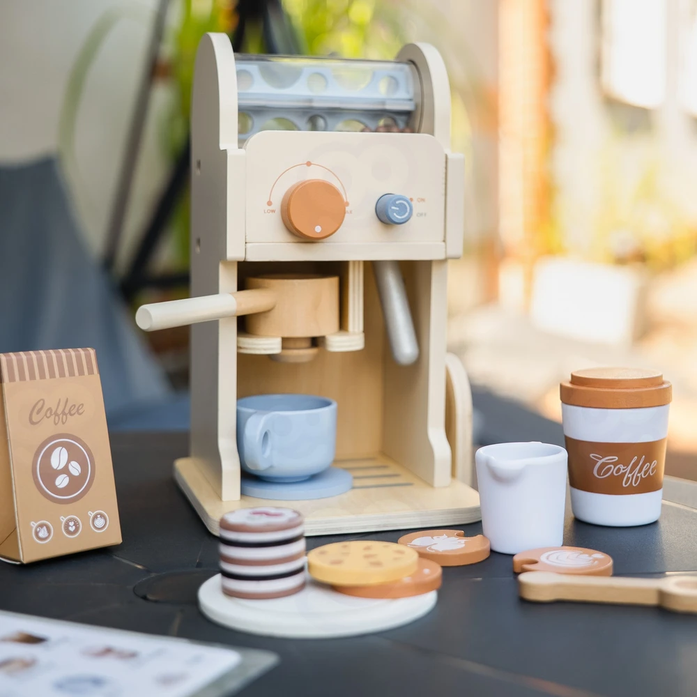 Tooky Toys TOOKY TOY Medinis kavos rinkinys Barista Express