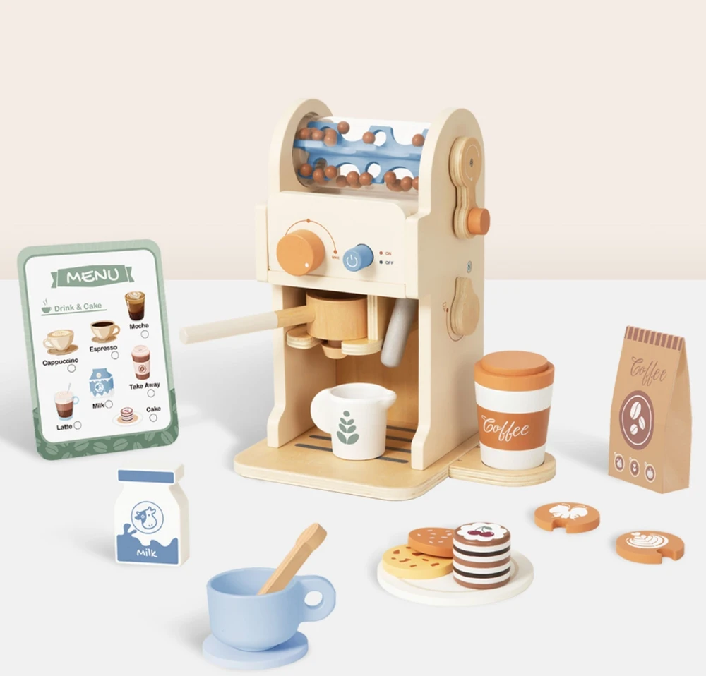 Tooky Toys TOOKY TOY Medinis kavos rinkinys Barista Express