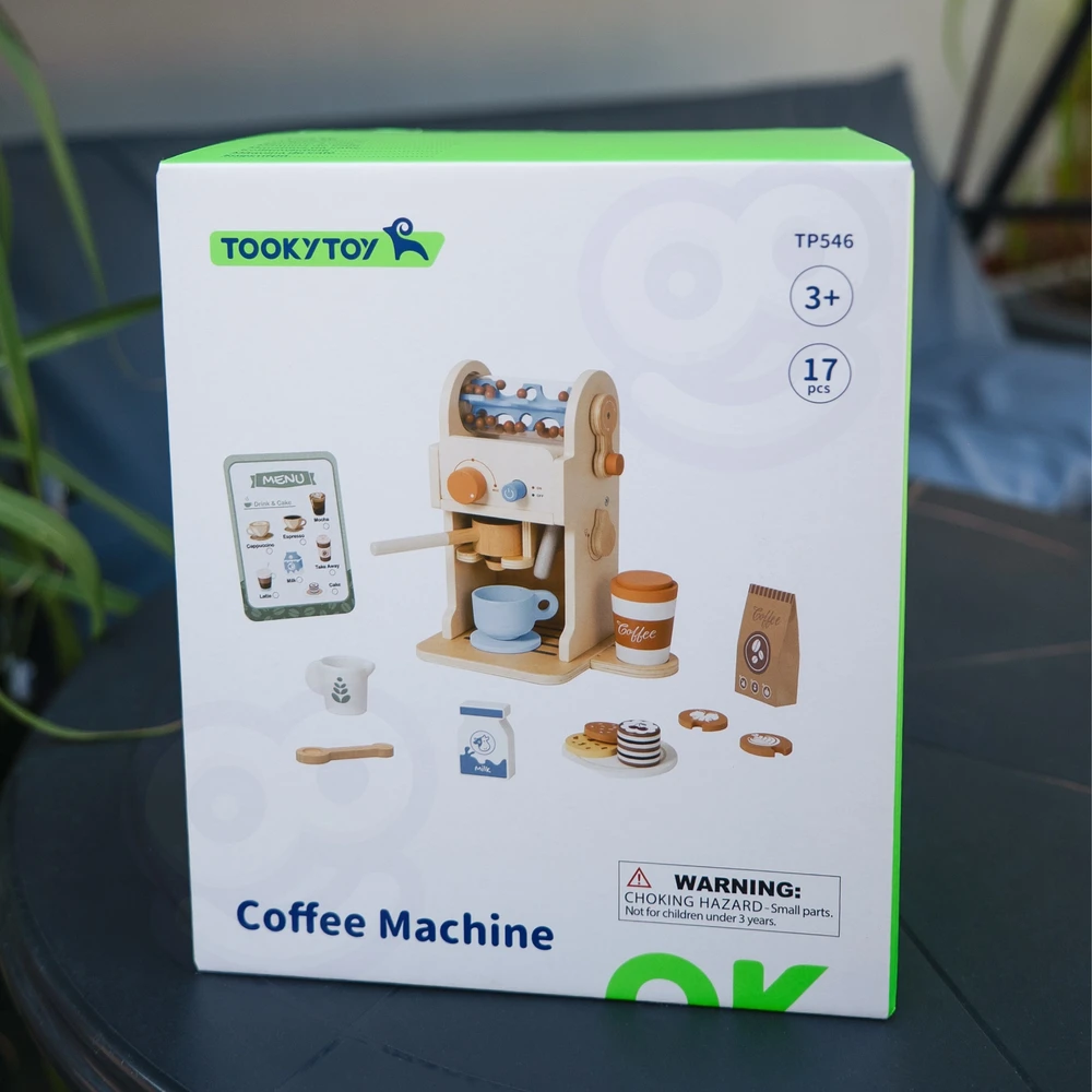 Tooky Toys TOOKY TOY Medinis kavos rinkinys Barista Express