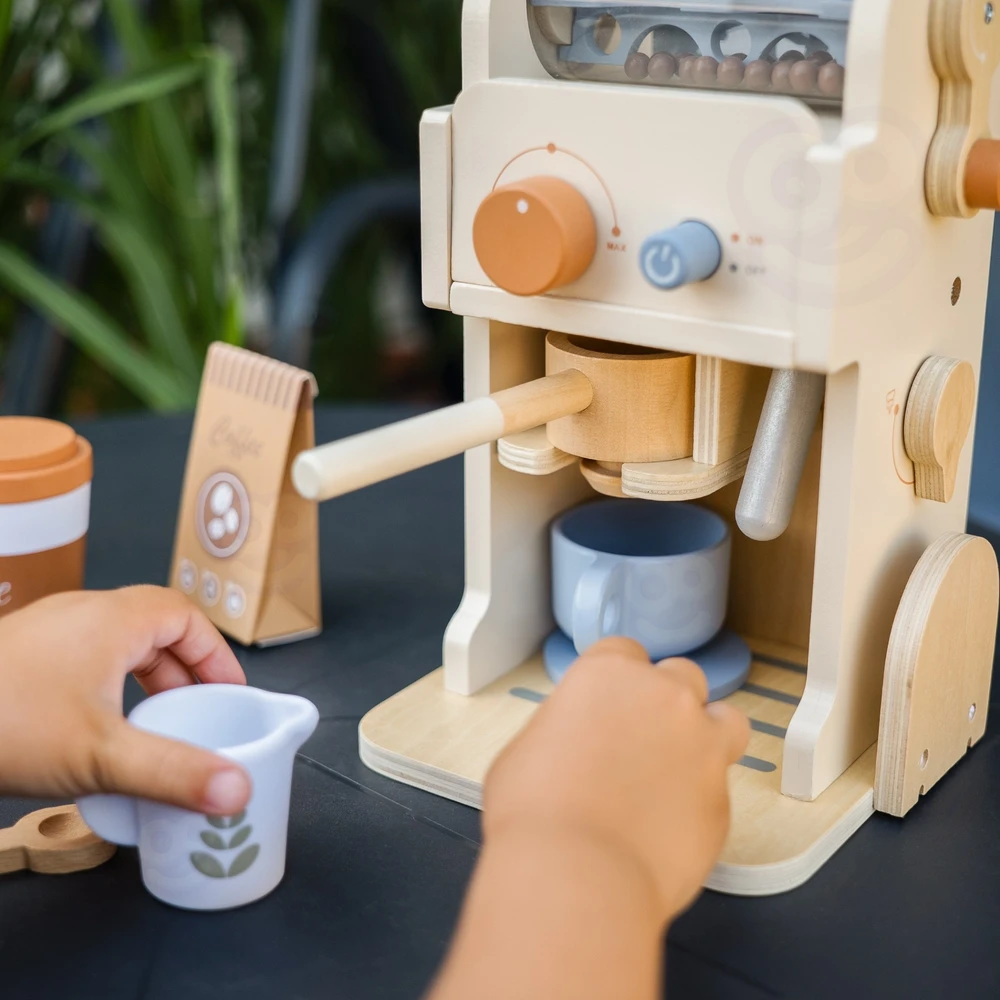 Tooky Toys TOOKY TOY Medinis kavos rinkinys Barista Express