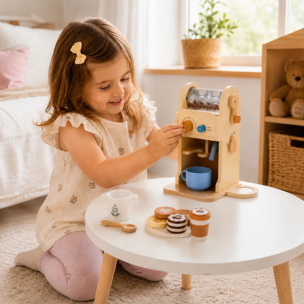 Tooky Toys TOOKY TOY Medinis kavos rinkinys Barista Express