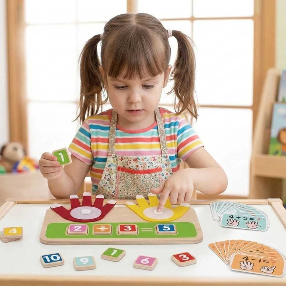 Tooky Toys Medinė matematikos mokymosi priemonė Tooky Toy
