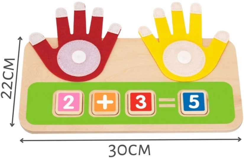 Tooky Toys Medinė matematikos mokymosi priemonė Tooky Toy