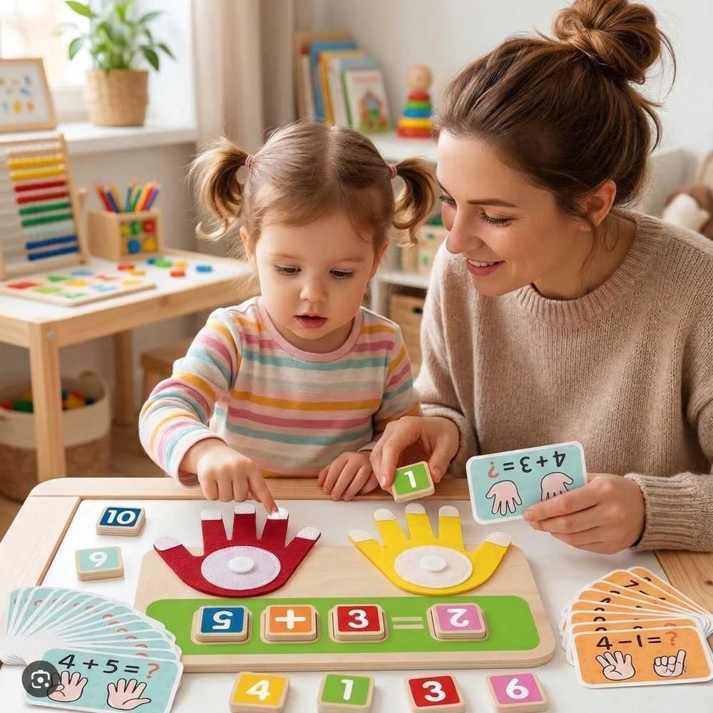 Tooky Toys Medinė matematikos mokymosi priemonė Tooky Toy
