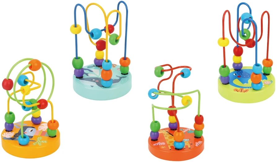 Tooky Toys Tooky Toy Medinės Edukacinės Puslankio Forma Labirintas
