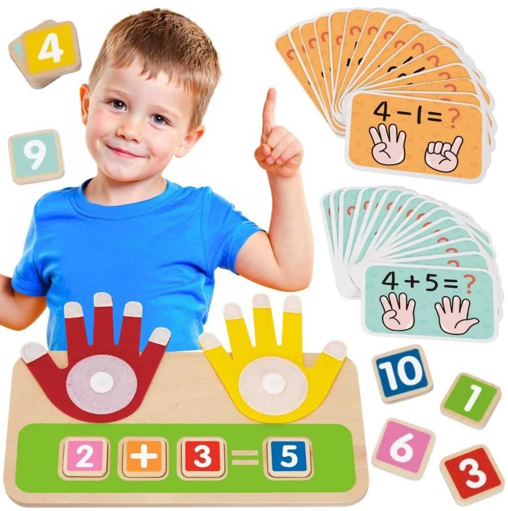 Tooky Toys Medinė matematikos mokymosi priemonė Tooky Toy