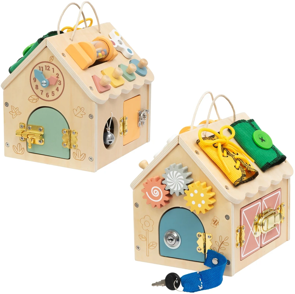 Tooky Toys TOOKY TOY Wooden Manipulation House