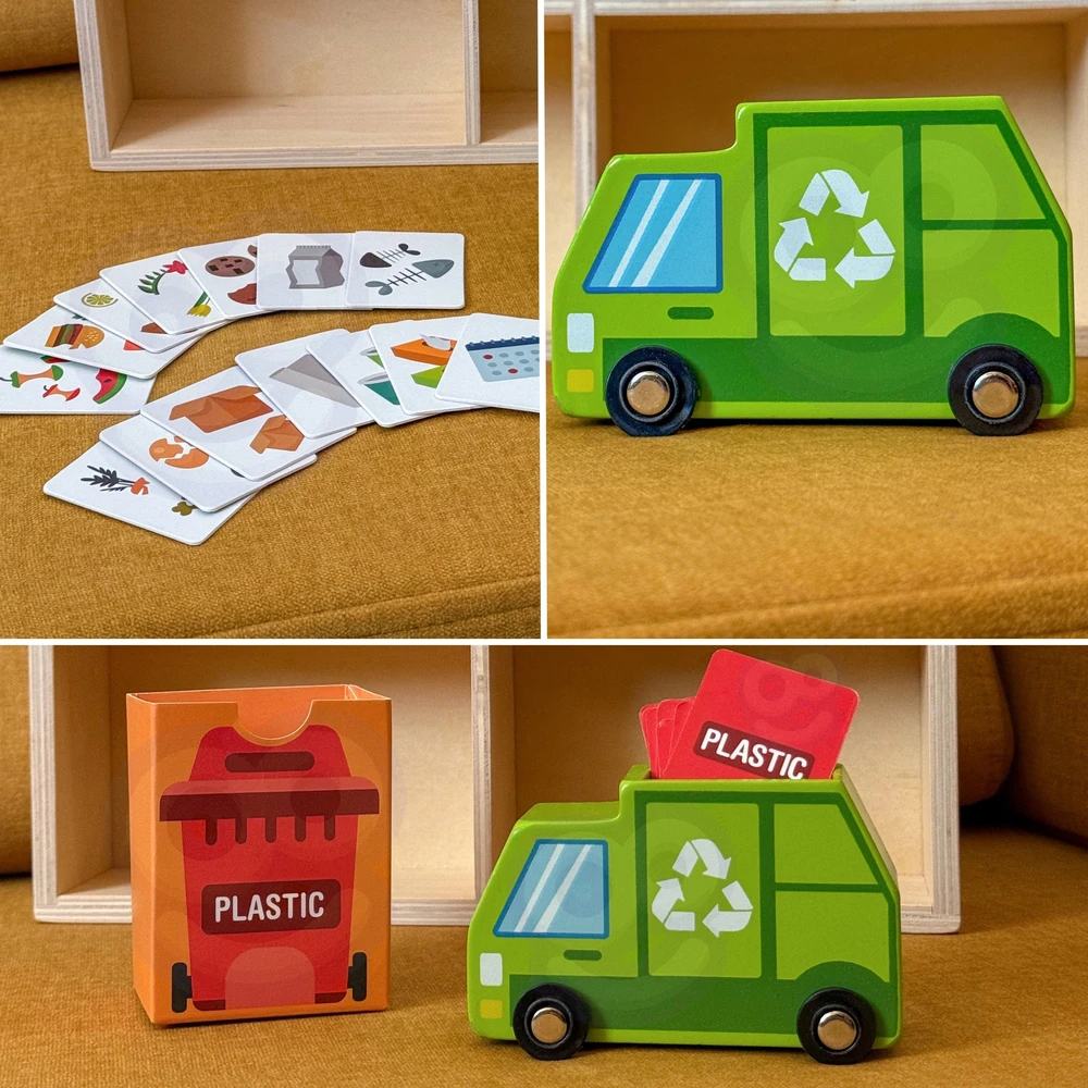 Tooky Toys Tooky Toy Švietimo Žaislas Dėl Atliekų Rūšiavimo