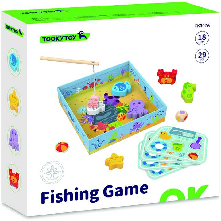 Tooky Toys Medinis žaidimas Žvejyba TOOKY TOY
