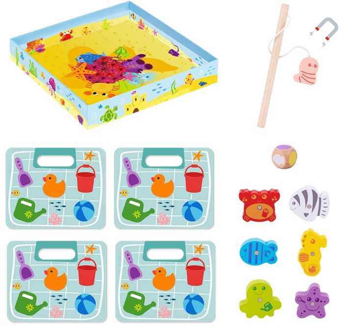 Tooky Toys Medinis žaidimas Žvejyba TOOKY TOY