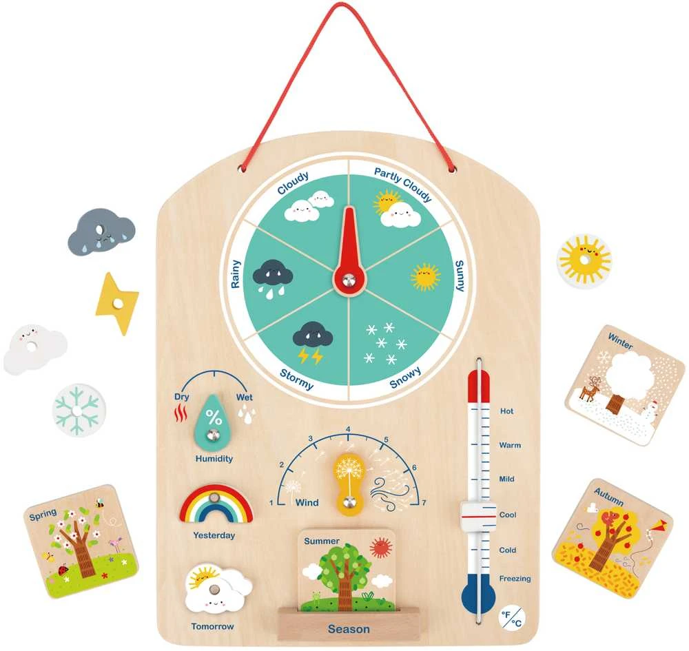 Tooky Toys Tooky Toy Edukacinė Dėžutė Montessori Žaidimas 6w1 3 metų ir vyresniems