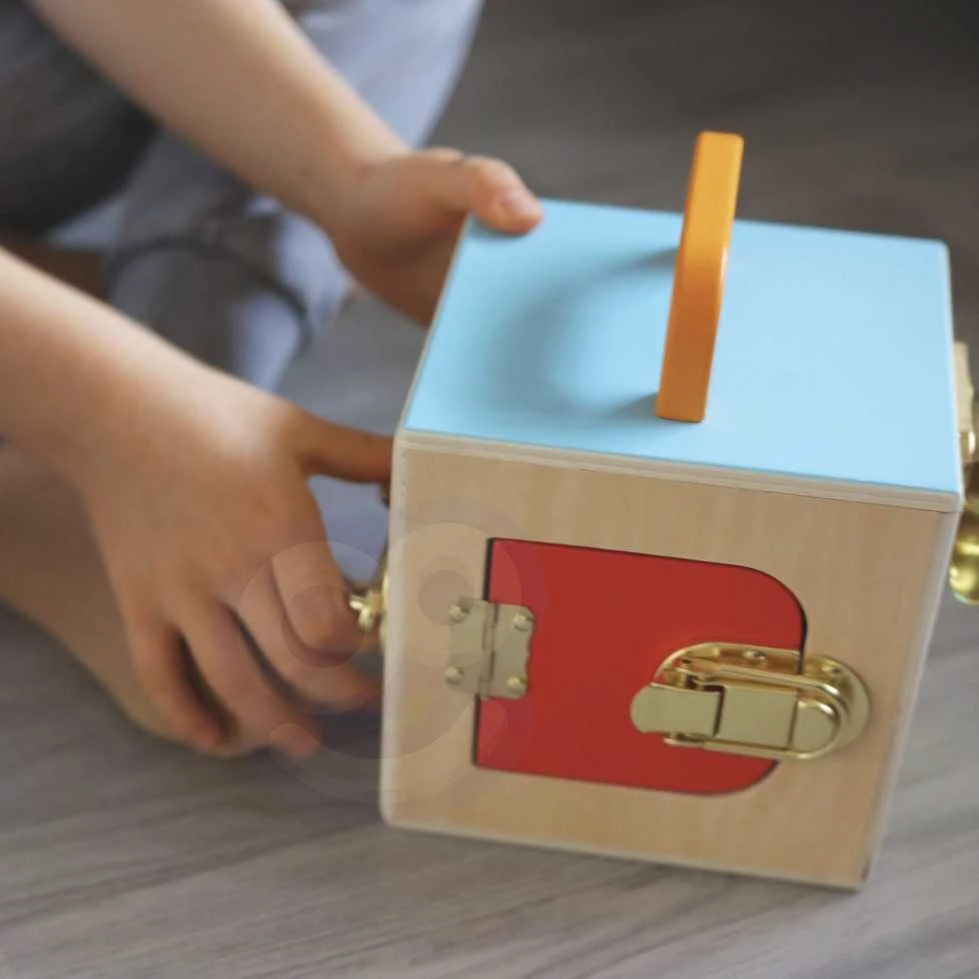 Tooky Toys Tooky Toy Edukacinė Dėžutė Montessori Žaidimas 6w1 3 metų ir vyresniems
