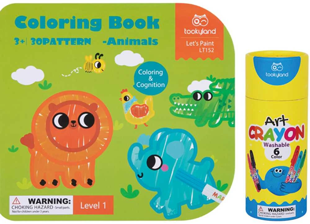 Tooky Toys Tooky Toy Edukacinė Dėžutė Montessori Žaidimas 6w1 3 metų ir vyresniems