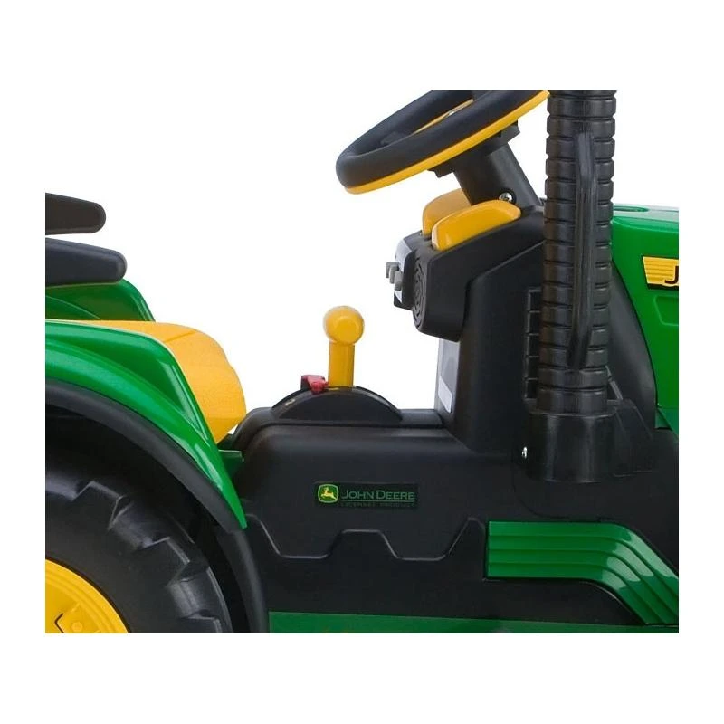 Traktorius Peg Perego John Deere Power Pull akumuliatorius su priekaba