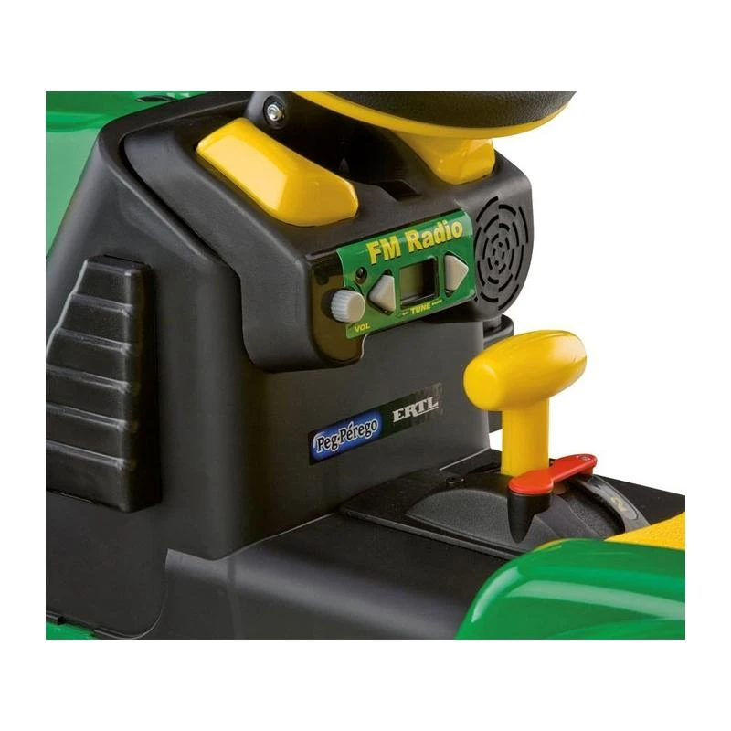 Traktorius Peg Perego John Deere Power Pull akumuliatorius su priekaba