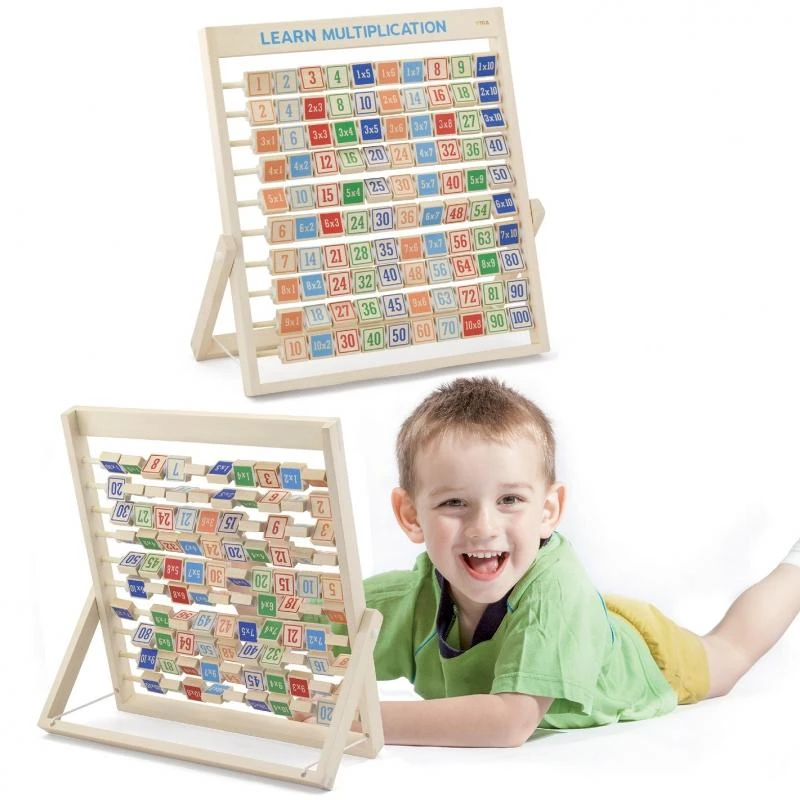 Viga Toys Medinė Daugybos Lentelė Iš Viga