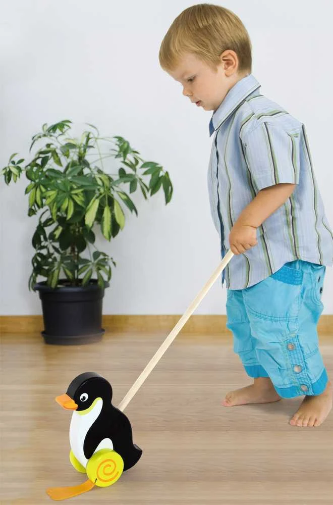 Viga Toys Wooden Penguin Pusher
