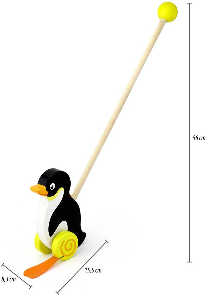 Viga Toys Wooden Penguin Pusher