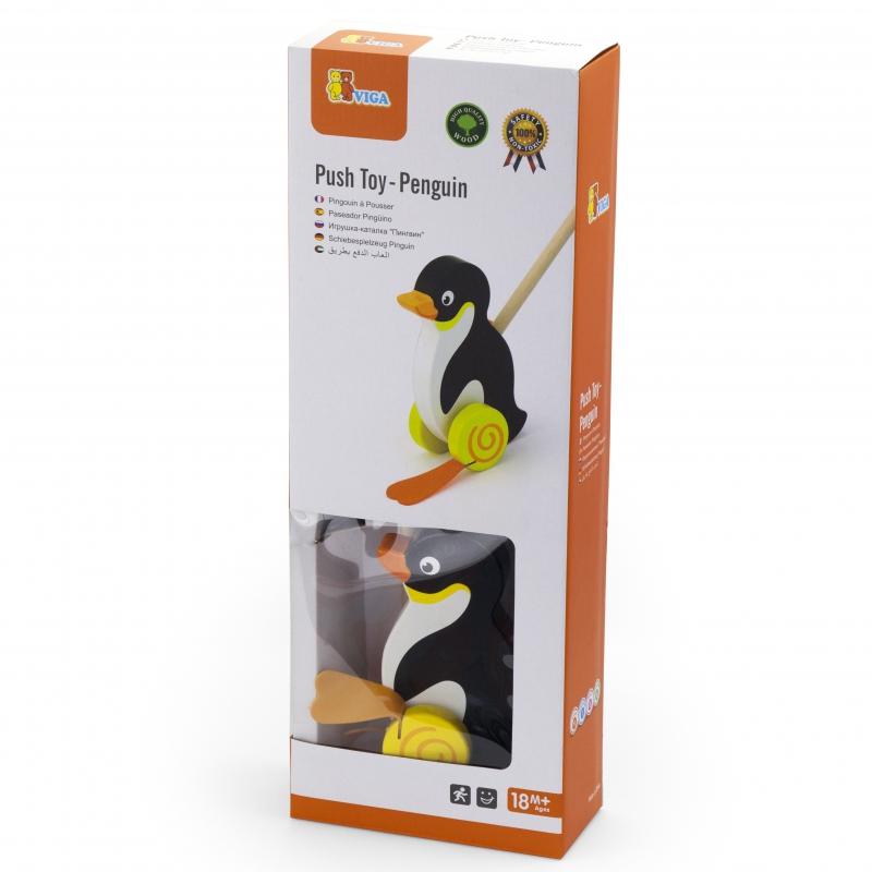 Viga Medinė Stumdukas Pingvinas - Animacinis