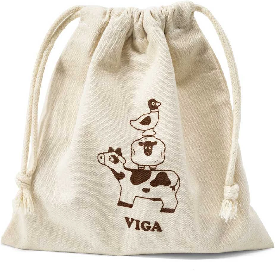 Viga Toys Viga Medinė Žaislai Stovintys Ūkiniai Gyvūnai