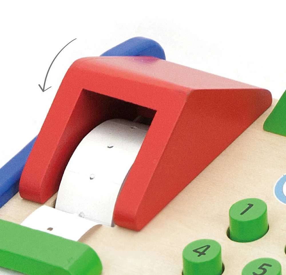 Medinių parduotuvių kasos su aksesuarais skaitytuvas „Viga Toys Montessori“