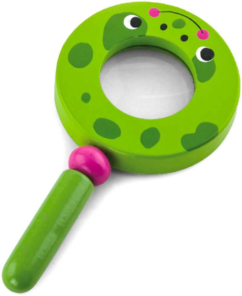 Viga Toys VIGA Wooden Magnifying Glass for Children Frog