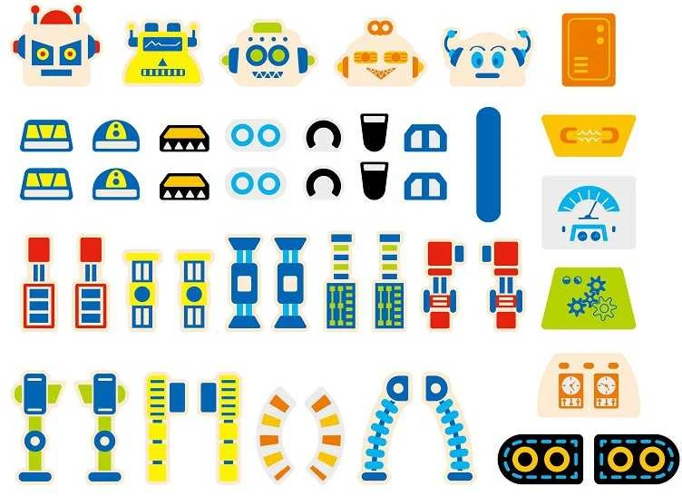 Viga Toys Medinė Priešgaisrinė Statyba 45 elementai