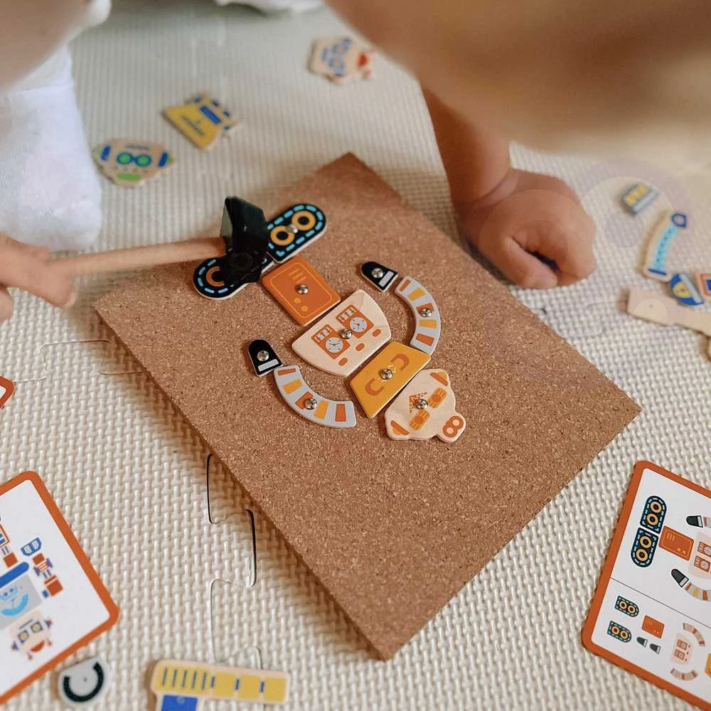 Viga Toys Medinė Priešgaisrinė Statyba 45 elementai