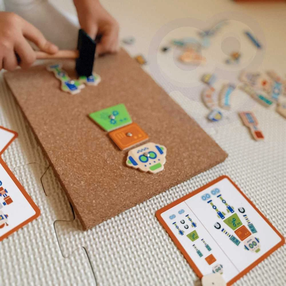 Viga Toys Medinė Priešgaisrinė Statyba 45 elementai