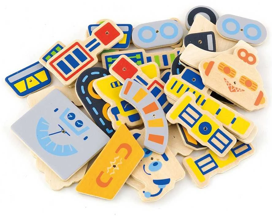 Viga Toys Medinė Priešgaisrinė Statyba 45 elementai